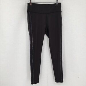 Splendid Studio black legging stripe yoga active Athleisure new Small